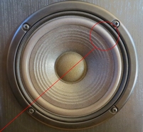 Foamrand voor JBL LX750 woofer