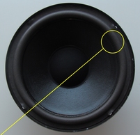 Foamrand (8 inch) voor Philips FB696 woofer