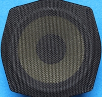 Speaker cloth - black (coarse weave)