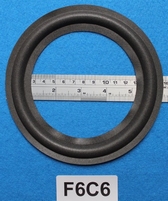 Foamrand van 6  inch, voor een conusmaat van 12,2 cm (F6C6)