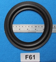 Foamrand van 6  inch, voor een conusmaat van 11,5 cm (F61)