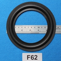 Foamrand van 6  inch, voor een conusmaat van 11,5 cm (F62)