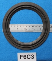 Foamrand van 6  inch, voor een conusmaat van 12,1 cm (F6C3)