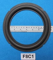 Foamrand van 8 inch, voor een conusmaat van 15 cm (F8C1)