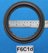 Foamrand van 6  inch, voor een conusmaat van 11,9 cm (F6C1d)