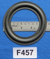 Foamrand van 4,5  inch, voor een conusmaat van 8,3 cm (F457)