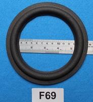 Foamrand van 6  inch, voor een conusmaat van 11,6 cm (F69)