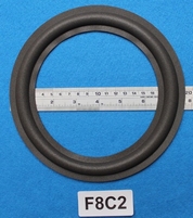 Foamrand van 8 inch, voor een conusmaat van 15,15 cm (F8C2)