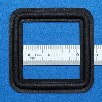 Square foam surround, 5 x 5 Inch, for 9,5 cm speakercone