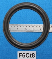 Foamrand van 6  inch, voor een conusmaat van 12,3 cm (F6Ct8)