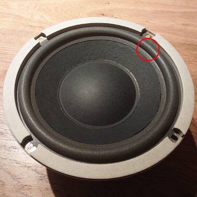 Schaumstoff Sicke für Sony 1-504-515-12 Tieftöner