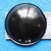Dust cap, paper, 40 mm, shiny black