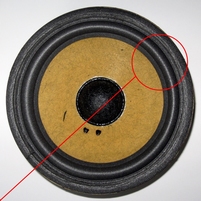 Foam surround (6 inch) for Mission Model 70 woofer