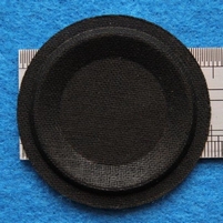 Stofkap van linnen (luchtdoorlatend), doorsnede 45 mm