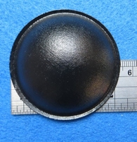 Dust cap, paper, 54 mm. Black shiny finish.