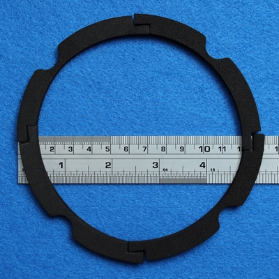 Gasket for 5 inch woofer, 4 pieces make one gasket