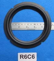 Rubber rand, 6 inch, voor een conusmaat van 12 cm (R6C6)