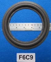 Foamrand van 6  inch, voor een conusmaat van 12 cm (F6C9)