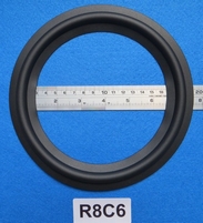 Rubber rand van 8 inch, voor een conusmaat van 15,6 cm (R8C6