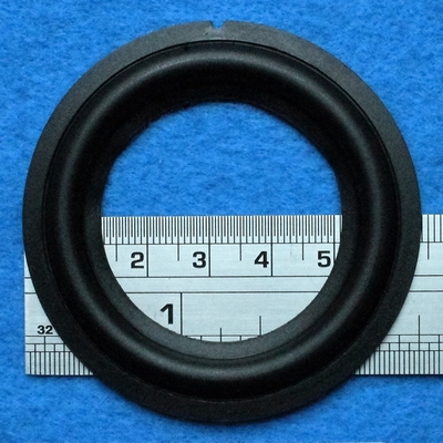 Rubber rand van 2.5 inch, voor een conusmaat van 4,4 cm