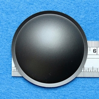 Plastic stofkap van 54 mm, kleur: grijs