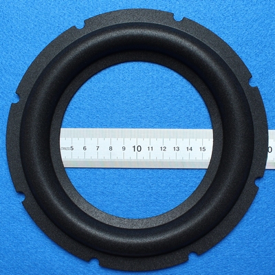 Foam surround for a speaker with a cone size of 13,4 cm