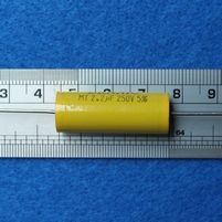 Capacitor, 250 Volt - 2.2 µF - 5%