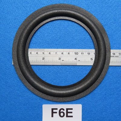 Foamrand van 6  inch, voor een conusmaat van 11,5 cm (F6E)