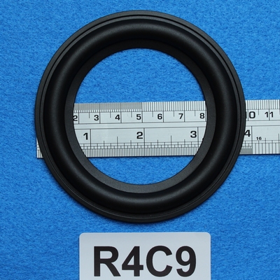 Rubber rand van 4 inch, voor een conusmaat van 7,2 cm