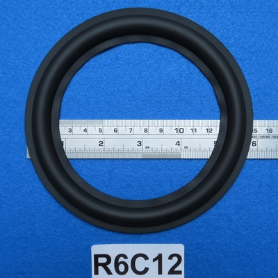 Rubber rand, 6 inch, voor een conusmaat van 11,6 cm (R6C12)