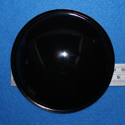 Plastic dust-cap, 120 mm, High gloss finish.