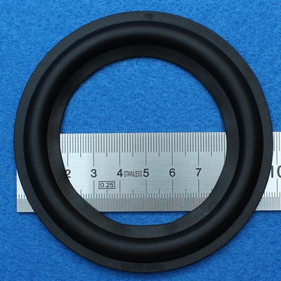 Rubber surround 4 inch for a unit with a cone size of 7,2 cm