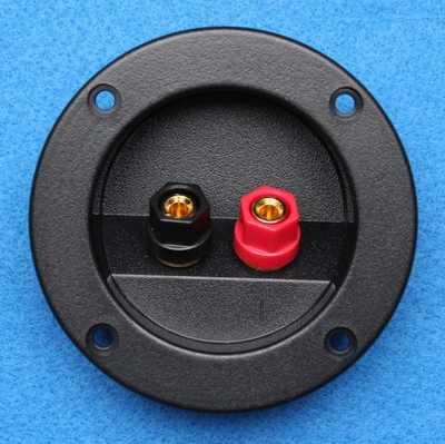 High-quality round terminal with screw terminals - 81 mm