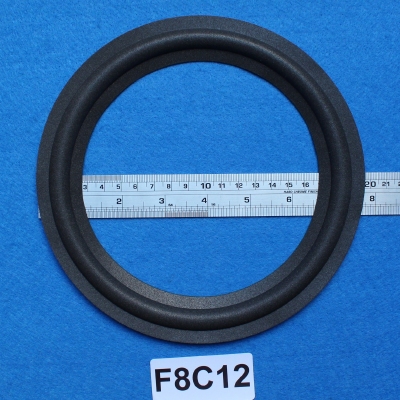 Foamrand van 8 inch, voor een conusmaat van 15,6 cm (F8C12)