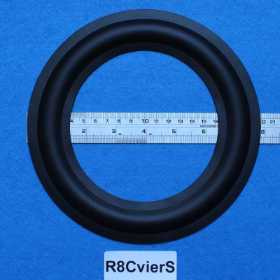 Rubber rand van 8 inch, voor een conusmaat van 14,2 cm