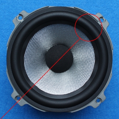 Rubber rand voor B&W 607 & 707 S2 (LF26794) woofer