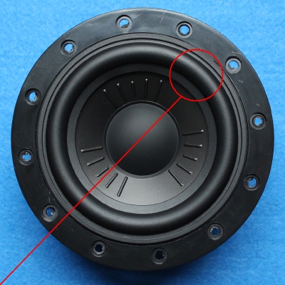 Rubber rand voor Wharfedale Diamond 12.0 (D-1296) woofer