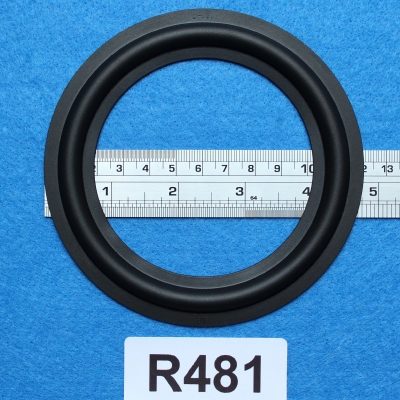 Rubber rand van 4,8 inch, voor een conusmaat van 9,05 cm