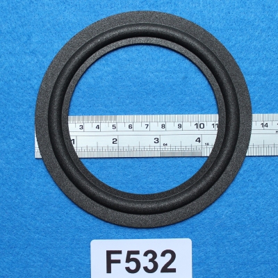 Foamrand van 5,25  inch, voor een conusmaat van 9,9 cm