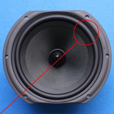 Gummi Sicke für Wharfedale Diamond 9.6 (20153) Mitteltöner