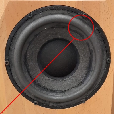 Foamrand voor Scan-Speak 18W8542-00 woofer