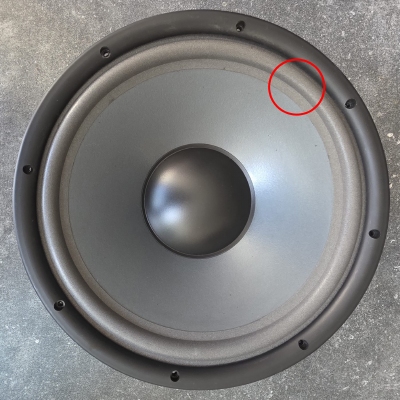 Foamrand (12 inch) voor Infinity Kappa 100 (9742790 / HT300JL0) woofer