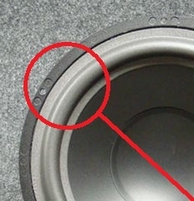 Schaumstoff Sicke für Dynaudio 21W54 Tieftöner