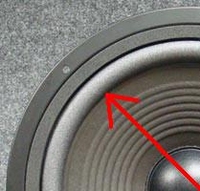 Foam surround for JBL LX55 woofer