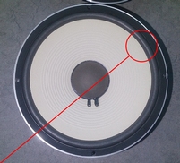 Foam surround for JBL L150 (active) woofer