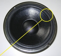 Foamrand (8 inch) voor Philips FB815 woofer