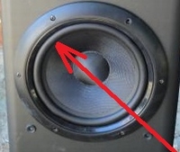 Foam ring (8 inch) for Philips FB297 woofer