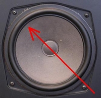 Foam ring (8 inch) for Yoko YSW 1000 / 1001 subwoofer