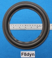 Foamrand van 8 inch, voor een conusmaat van 15,2 cm (F8dyn)