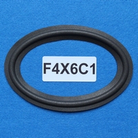 Oval foam surround, 6 x 4 Inch, for 12,7 / 7,5 speaker cone